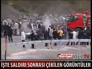 İŞTE SALDIRI SONRASI OLAY YERİ