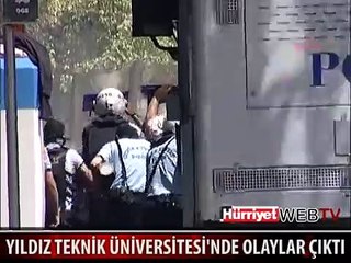 YILDIZ TEKNİK ÜNİVERSİTESİ'NDE OLAY