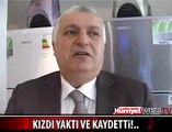 İŞ YERİNİ YAKIP TELEFONUNA KAYDETTİ