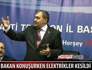 ELEKTRİKLER KESİLİNCE KARANLIKTA KONUŞTU