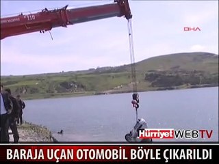 BARAJA UÇAN OTOMOBİL ÇIKARILDI