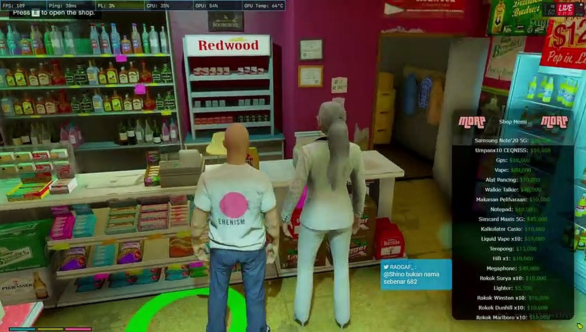 ISENG MAMPIR KE MALAYSIA MALAH DAPET CALON ISTRI !! GTA V ROLEPLAY INDONESIA