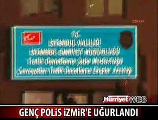 GENÇ POLİS MEMLEKETİNE UĞURLANDI