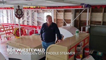 Paddle Steamer - The Courier - October 17 2022