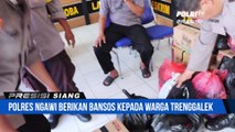 Tanggap Bencana, Polres Ngawi Kirim Bansos ke Tasikmadu Trenggalek