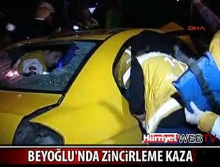 TAKSİM'DE TURİSTLER ÖLÜMDEN DÖNDÜ