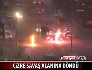 CİZRE'DE AYAKLANMA GİBİ GÖSTERİ
