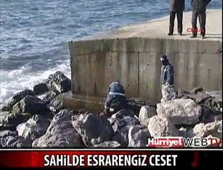 SAHİLDE ERKEK CESEDİ BULUNDU