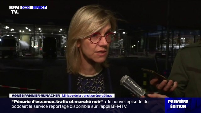 Reprise du travail chez Esso: Agnès Pannier-Runacher estime qu'il faudra plusieurs jours pour ressentir une amélioration