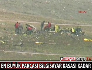 HELİKOPTER KAĞIT GİBİ DAĞILMIŞ