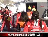 HAKKARİ'DE KAYAK MERKEZİ DOLDU TAŞTI