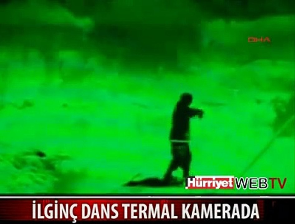 BU DANS TERMAL KAMERAYA TAKILDI