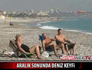 ARALIK AYINDA DENİZ KEYFİ