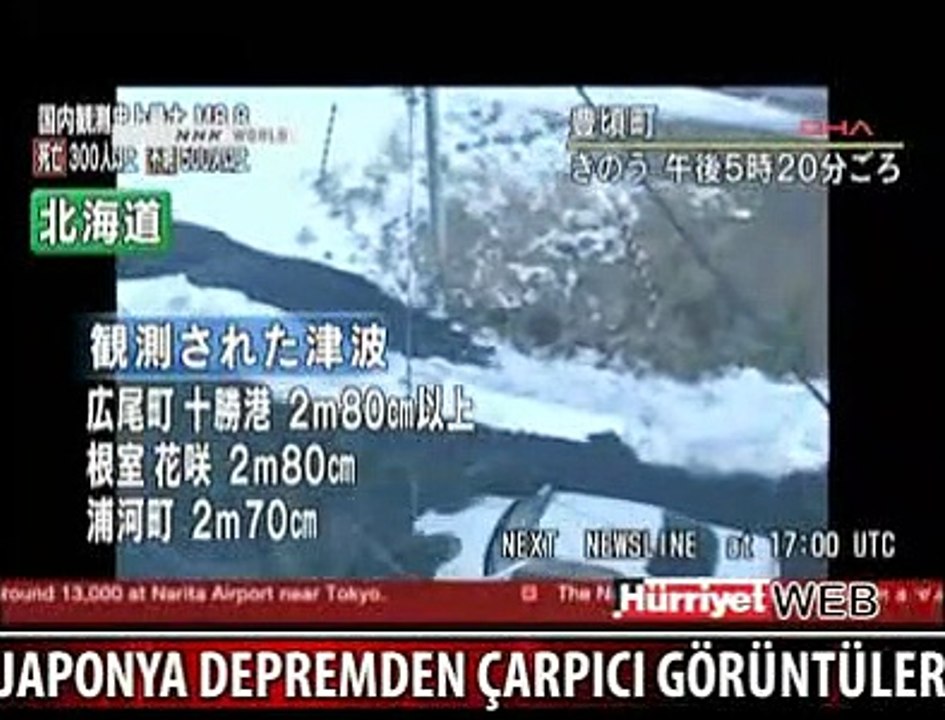 İŞTE JAPONYA'DAKİ FELAKETİN GÖRÜNTÜLERİ