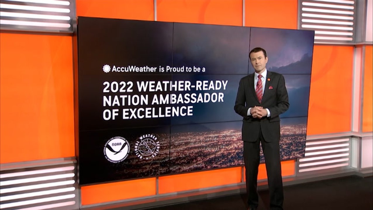 AccuWeather recognized as a WeatherReady Nation Ambassador of Excellence video Dailymotion