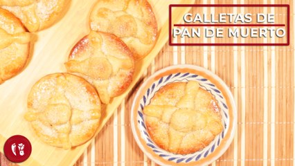 Galletas de pan de muerto | Receta de postre otoñal | Directo al Paladar México