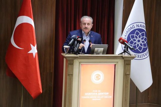 TBMM Başkanı Şentop: İnsani hukuk ve nizam takip eden atalarımızın yolunu takip ediyoruz