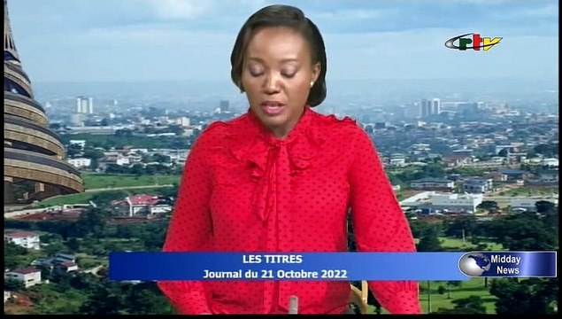 Le JT Bilingue de Midi du 21 Octobre 2022 sur la CRTV