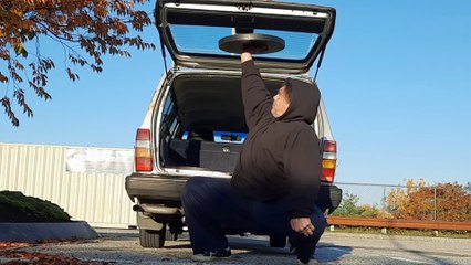 Squatted Side Presses 50lb & a Split!