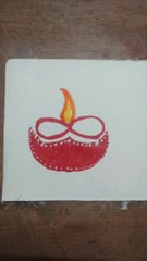 How to draw Diwali Diya easy