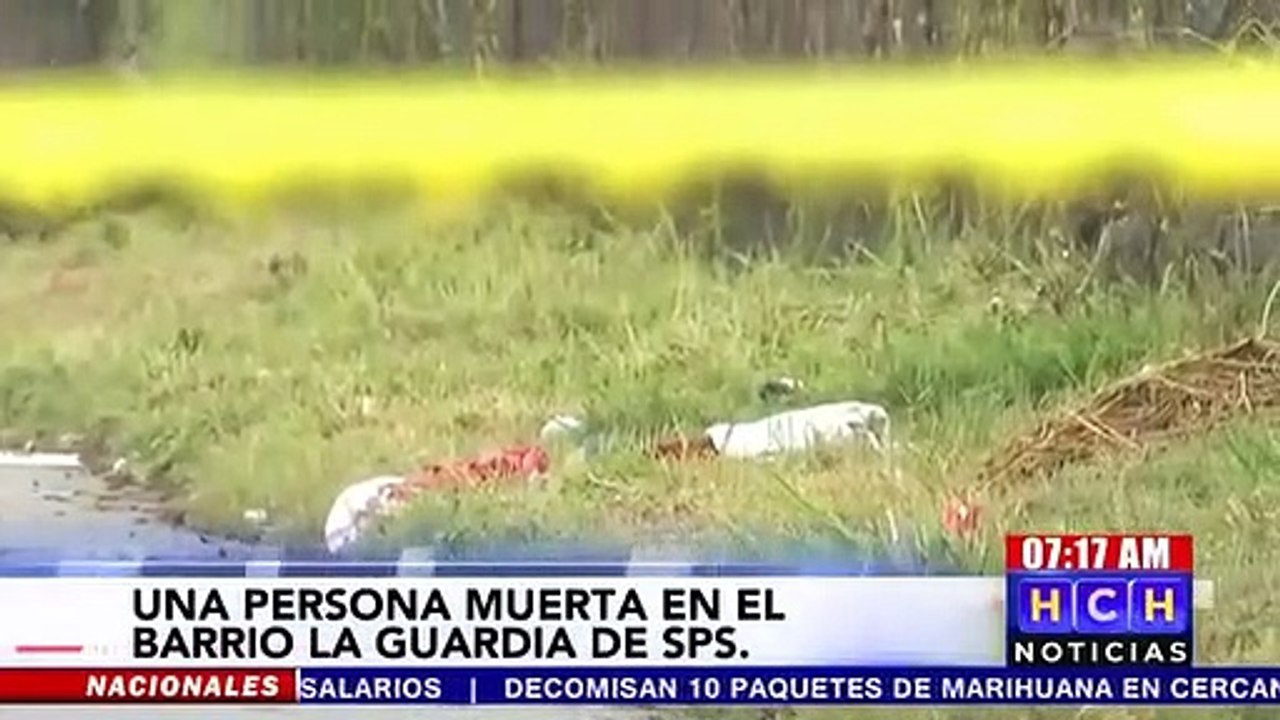 ¡Encostalado! dejan cadáver de una persona en bo. La Guardia, #SPS