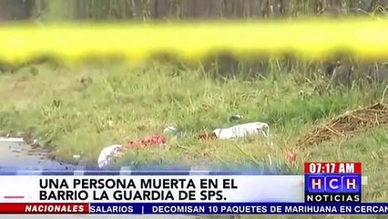 ¡Encostalado! dejan cadáver de una persona en bo. La Guardia, #SPS