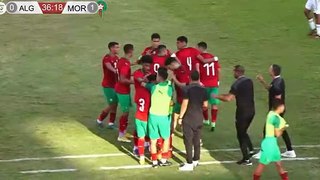 ملخص واهداف مبارة الجزائر و المغرب 0-2:  الجولة 2 تصفيات كأس الأمم الأفريقية تحت 20 سنة 21/10/2022
