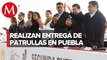 Rosa María Garzón agradece el apoyo a los municipios más pequeños con patrullas en Puebla
