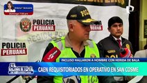 Caen requisitoriados en operativo en el cerro San Cosme