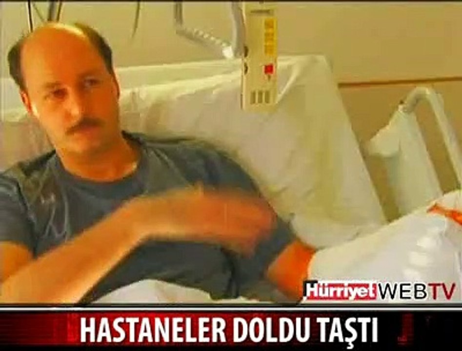 HASTANELER DOLUP TAŞTI