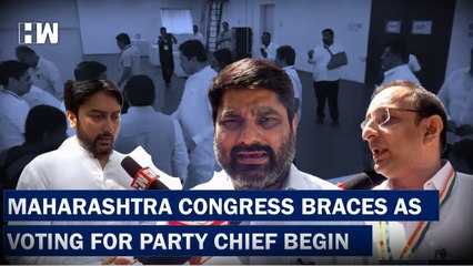 Download Video: Maharashtra Congress Leaders Cast Their Votes For Party Polls| President Election| Shashi Tharoor