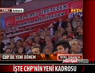 İŞTE CHP'NİN YENİ KADROSU