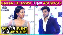 Something Fishy ? Power Couple Karan Kundrra & Tejasswi Prakash Arrive At Award Show Separately