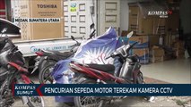 Aksi Pencurian Sepeda Motor di Kota Medan Terekam CCTV