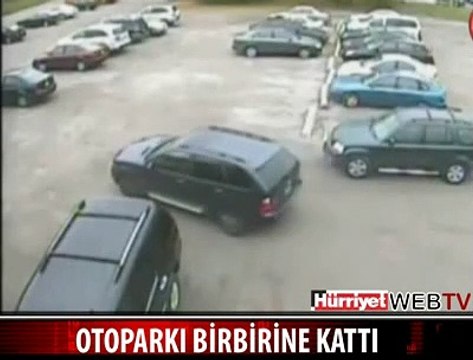 ACEMİ ŞOFÖR OTOPARKI BİRBİRİNE KATTI