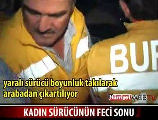 ALKOLLÜ SÜRÜCÜ HAYATINI KAYBETTİ
