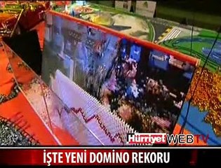 İŞTE MUHTEŞEM DOMİNO REKORU