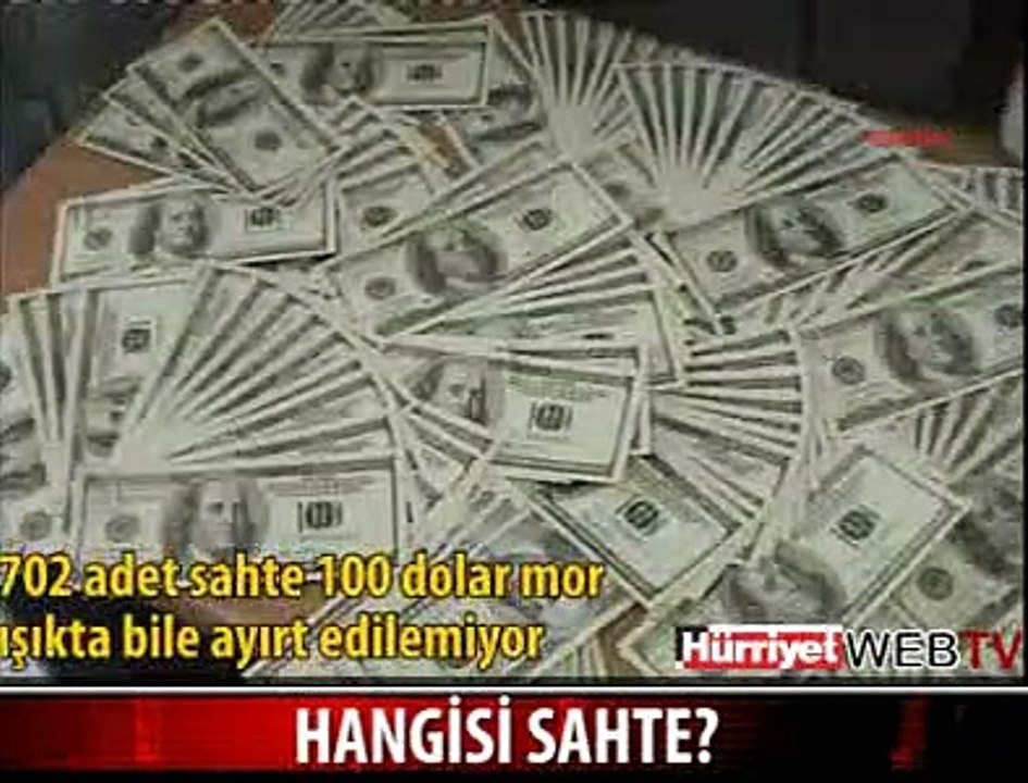 702 ADET SAHTE 100 DOLAR