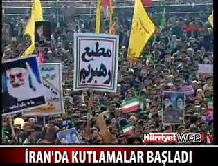 İRAN'DA KUTLAMALAR GERGİN BAŞLADI