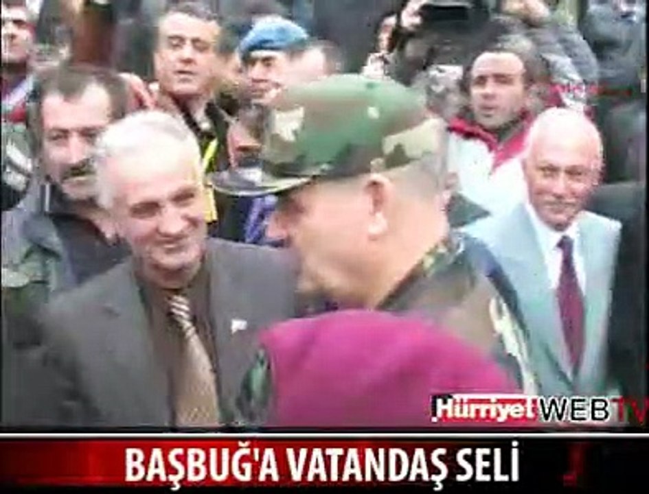 BAŞBUĞ'A SEVGİ SELİ