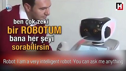 Robot that interrupted Turkish minister’s speech apologizes, admits mistake