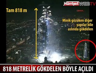 818 METRELİK DEV GÖKDELEN AÇILDI