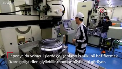 Japonların giyilebilir robotlarına büyük ilgi