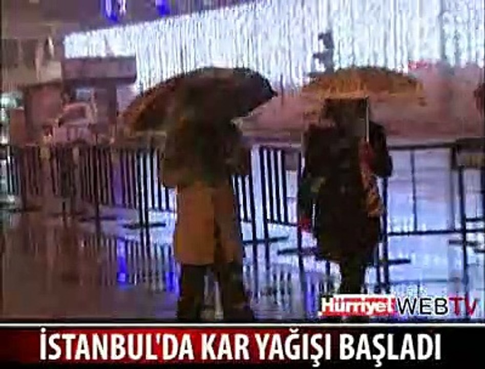 İSTANBUL'DA KAR YAĞIŞI