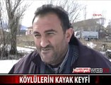 KÖYLÜLERDEN ATLI KAYAK SÖRF