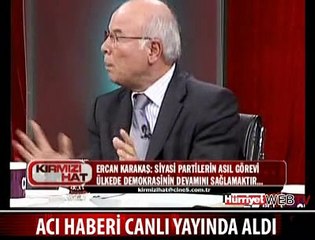 CANLI YAYINDA ACI HABER