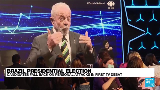 Brazil's Bolsonaro, Lula trade blows in first head-to-head debate