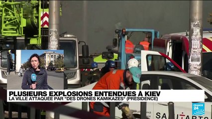 À Kiev, attaques de drones kamikazes