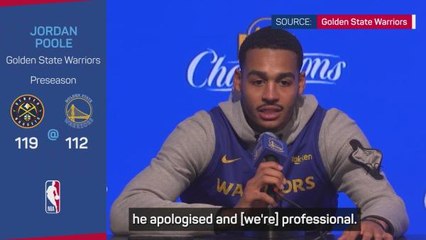 Poole and Draymond 'still brothers' after public bust-up