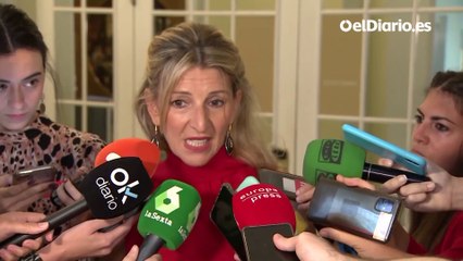 Yolanda Díaz eleva el tono contra la patronal: “Está bloqueando la salida de la crisis, es muy grave”